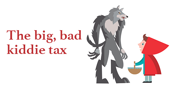 If you’re considering making a gift of income-producing or appreciated assets to a minor or a college student, beware of the big, bad kiddie tax. It’s fiercer under the TCJA.