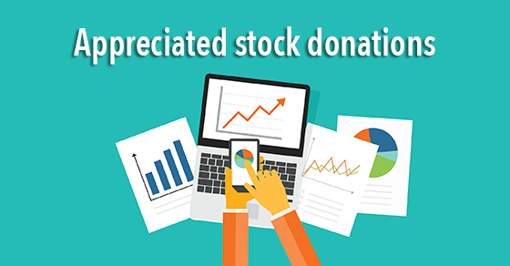 Did you know that you may be able to enjoy two tax benefits if you donate long-term appreciated stock instead of cash? First, if you itemize, you can claim a charitable deduction equal to the stock’s fair market value. Second, you can avoid the capital gains tax you’d pay if you sold the stock. But the charitable deduction will provide a tax benefit only if your total itemized deductions exceed your standard deduction, and the TCJA nearly doubled the standard deduction. Also, additional rules and limits apply. Contact us to learn more.