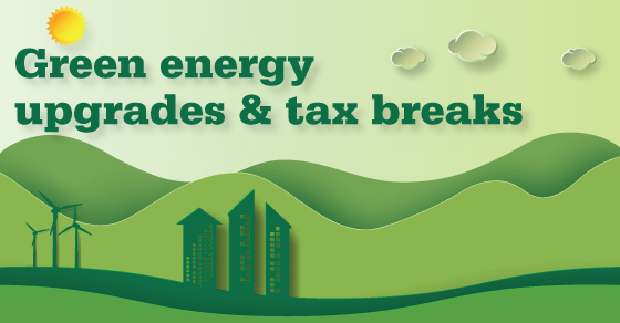 Installing renewable energy systems in your primary or other residence?  You may be eligible for a valuable tax break. if your home improvements qualify, the Nonbusiness Energy Tax Credit can reduce your federal tax bill, dollar-for-dollar, by a percentage of your energy equipment and labor costs.