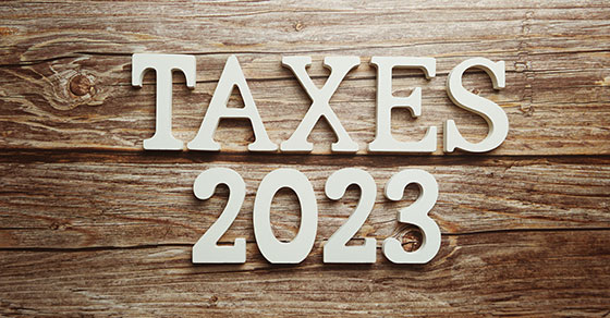Many people are more concerned about their 2022 tax bills than they are about their 2023 tax situations. That’s because 2022 individual tax returns are due to be filed in 10 weeks. However, it’s a good time to acquaint yourself with tax amounts for this year, many of which have increased substantially due to inflation. For example, the amount you must earn in 2023 before you can stop paying Social Security on your salary is $160,200 (up from $147,000 in 2022). If you’re eligible in 2023, you can contribute $6,500 to a traditional or Roth IRA (up from $6,000 in 2022). If you’re 50 or older, you can make another $1,000 “catch up” contribution (for 2023 and 2022). Questions? Contact us.
